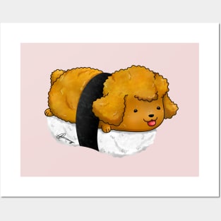 Poodle Nigiri Posters and Art